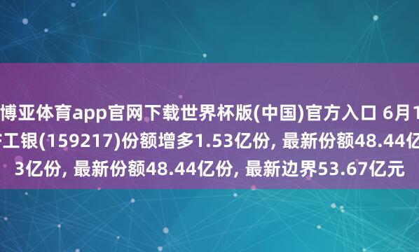 博亚体育app官网下载世界杯版(中国)官方入口 6月1日港股通转变药ETF工银(159217)份额增多1.53亿份, 最新份额48.44亿份, 最新边界53.67亿元