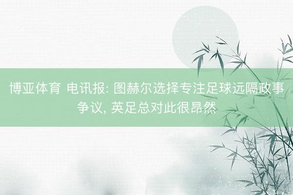 博亚体育 电讯报: 图赫尔选择专注足球远隔政事争议, 英足总对此很昂然